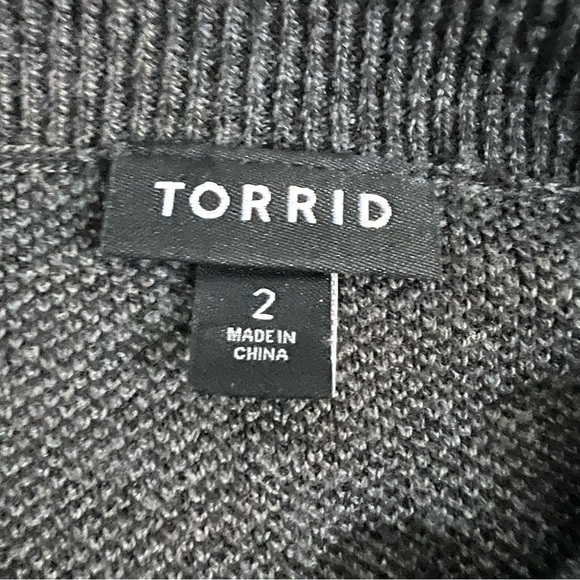 Torrid Everyday Plush Pullover Mock Neck Tunic Sweater Size 2x - Picture 10 of 11
